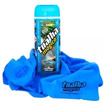 Toalha Mágica Multiuso Fixxar 66x43cm Azul Absorção Alta