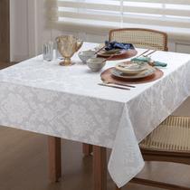 Toalha Mesa 4 Lugares Quadrada Tecido Jacquard 1,40x1,40