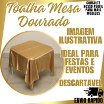 Toalha Mesa Dourado Aniversario Eventos Festa Comemoraçao Toalha Mesa Dourado Aniversario Eventos Festa Comemoraçao
