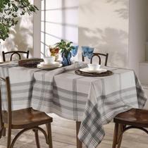 Toalha Mesa Luna Cinza Dohler 1,60x2,70m Retangular 8Lugares Toalha Mesa Luna Cinza Dohler 1,60x2,70m Retangular 8Lugares