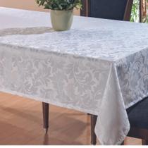 Toalha Mesa Luxo Retangular Jacquard 2,50m X 1,50m 8 Lugares