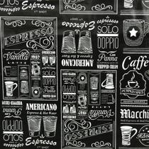 Toalha Mesa Plástica Térmica Café 4 e 6 lugares 1,60