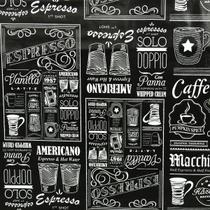 Toalha Mesa Plástica Térmica Café 6 e 8 lugares 2,20