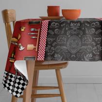 Toalha Mesa Plástica Térmica Chefs 12 lugares 3,50 Toalha Mesa Plástica Térmica Chefs 12 lugares 3,50