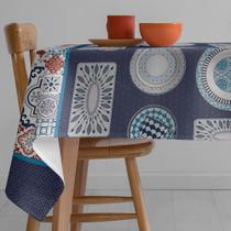 Toalha Mesa Plástica Térmica Colonial 6 e 8 lugares 2,00