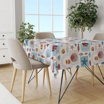 Toalha Mesa Plástica Térmica Fundo do Mar 8 10 lugares 2,80