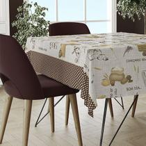 Toalha Mesa Plástica Térmica Pão Nosso 10 e 12 lugares 3,00 Toalha Mesa Plástica Térmica Pão Nosso 10 e 12 lugares 3,00