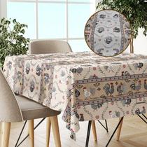 Toalha Mesa Plástica Térmica Roça Bg 6 Lugares 1,40X1,80