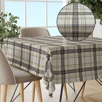 Toalha Mesa Plástica Térmica Tartan 8 E 10 Lugares 2,80