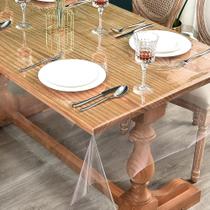 Toalha Mesa Plastico Transparente Pvc 0,70x1,00 - 0,15mm