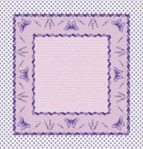 Toalha Mesa POP Quadrada Lavanda Poá 75 cm x 75 cm Lepper Toalha Mesa POP Quadrada Lavanda Poá 75 cm x 75 cm Lepper