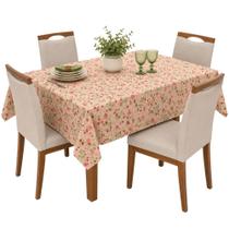 Toalha Mesa Posta Decorativa 8 Lugares Lepper Pomar Estampada Delicada 1,50x2,70m Toalha Mesa Posta Decorativa 8 Lugares Lepper Pomar Estampada Delicada 1,50x2,70m