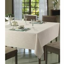 Toalha Mesa Quadrada 8 Lugares Dohler Impermeavel Passion Bege