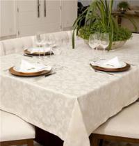 Toalha Mesa Quadrada High Class 160x160cm Palha Raner Toalha Mesa Quadrada High Class 160x160cm Palha Raner