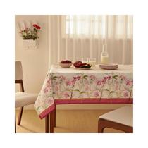 Toalha mesa quadrada pop 1,40 x 1,40 lepper - rosa