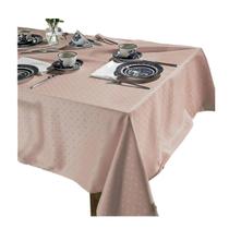 Toalha Mesa Quadrada Requinte 160X160Cm Rosa Dohler Toalha Mesa Quadrada Requinte 160X160Cm Rosa Dohler