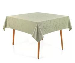 Toalha Mesa Quadrada Verissimo 220x220cm Verde Karsten