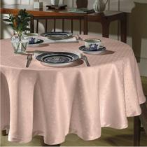 Toalha Mesa Redonda 4 Lugares Dohler Requinte Rosa Toalha Mesa Redonda 4 Lugares Dohler Requinte Rosa