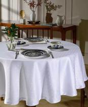 Toalha Mesa Redonda Requinte 160cm Dohler