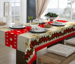 Toalha Mesa Retangular 2,20 X 1,40M Natalina 3 Toalha Mesa Retangular 2,20 X 1,40M Natalina 3
