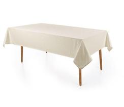 Toalha Mesa Retangular 6 Lugares Celebra Desiree Perola