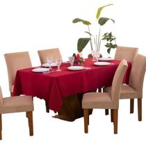 Toalha Mesa Retangular Grande 6 Lugares Decoração Ceia Jantar Natalino Grossa Resistente Presente Toalha Mesa Retangular Grande 6 Lugares Decoração Ceia Jantar Natalino Grossa Resistente Presente
