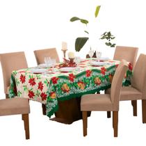 Toalha Mesa Retangular Grande Decorativa 8 Lugares Grossa Ceia Jantar Natal Basica Simples Linda Toalha Mesa Retangular Grande Decorativa 8 Lugares Grossa Ceia Jantar Natal Basica Simples Linda