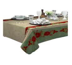Toalha Mesa Retangular Rustica 140x240cm Natal Raner