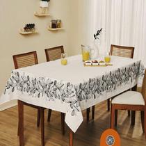 Toalha Mesa Super Pratica Quadrada 4 Lugares Clara 140x140 Toalha Mesa Super Pratica Quadrada 4 Lugares Clara 140x140