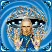Toalha Mestre Ashtar Sheran Em Veludo + Presente Toalha Mestre Ashtar Sheran Em Veludo + Presente