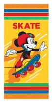 Toalha Mickey Felpuda de Banho Skate Estampada 60x1,20cm