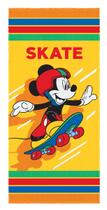 Toalha Mickey Felpuda de Banho Skate Estampada 60x1,20cm Toalha Mickey Felpuda de Banho Skate Estampada 60x1,20cm