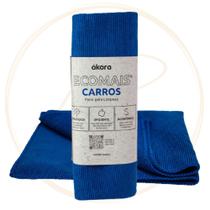 Toalha Microfibra Secagem Automotiva Ecomais Carros 40x40cm Limpeza a Seco