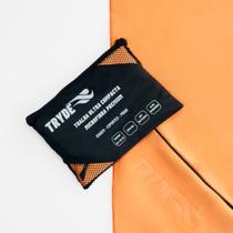 Toalha Microfibra Secagem Rápida 1,20m x 60cm Ziper Tryde Laranja Toalha Microfibra Secagem Rápida 1,20m x 60cm Ziper Tryde Laranja