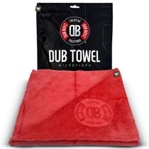 Toalha Microfibra Sem Costura Vermelha 350 GSM 40x60cm Dub Boyz