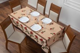 Toalha Natal Mesa Retangular Linhão 3,00m X 1,50m 8 Lugares Cores Toalha Natal Mesa Retangular Linhão 3,00m X 1,50m 8 Lugares Cores