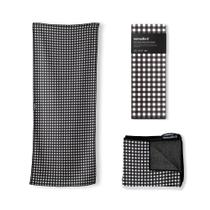 Toalha Nomadix Original Black Gingham 184x76 cm