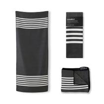 Toalha Nomadix Original Poolside Preta 72,5x30cm Absorvente
