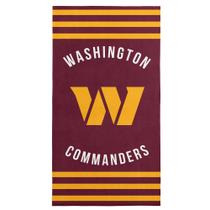 Toalha Northwest 76x152 cm Beach Stripes Washington Commanders