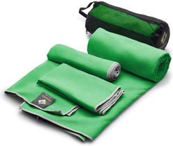 Toalha OlimpiaFit Quick Dry Microfiber, pacote de 3 tamanhos com bolsa Toalha OlimpiaFit Quick Dry Microfiber, pacote de 3 tamanhos com bolsa