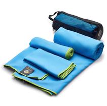 Toalha OlimpiaFit Quick Dry Microfiber, pacote de 3 tamanhos com bolsa Toalha OlimpiaFit Quick Dry Microfiber, pacote de 3 tamanhos com bolsa