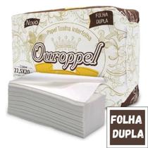 Toalha Papel Banheiro Folha Dupla Supreme com 1000fls Ouroppel