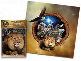 Toalha para baralho - mandala animais de poder