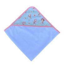 Toalha Para Bebê Com Capuz Estampado Fadinhas Toalha Para Bebê Com Capuz Estampado Fadinhas