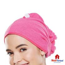 Toalha para Cabelo Secagem Rápida Anti Frizz