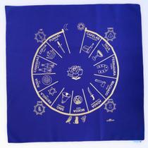 Toalha Para Jogo De Cartas Cigana Roxo Em Tecido 70x70 Cm Toalha Para Jogo De Cartas Cigana Roxo Em Tecido 70x70 Cm