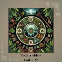 Toalha para Jogo de Tarot 0,70x0,70cm Aldeia Cod022 Toalha para Jogo de Tarot 0,70x0,70cm Aldeia Cod022