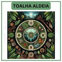 Toalha para Jogo de Tarot 0,70x0,70cm Aldeia Toalha para Jogo de Tarot 0,70x0,70cm Aldeia
