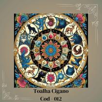 Toalha para Jogo de Tarot 0,70x0,70cm Cigano Cod012 Toalha para Jogo de Tarot 0,70x0,70cm Cigano Cod012