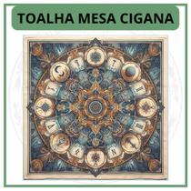 Toalha para Jogo de Tarot 0,70x0,70cm Mesa Cigana Cod015 Toalha para Jogo de Tarot 0,70x0,70cm Mesa Cigana Cod015